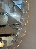 1970s German Honsel Illuminated Clear Acrylic Wall Mirror