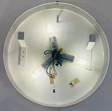 1970s German Honsel Illuminated Clear Acrylic Wall Mirror