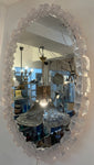 1970s German Honsel Illuminated Clear Acrylic Wall Mirror