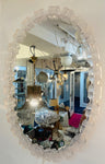 1970s German Honsel Illuminated Clear Acrylic Wall Mirror