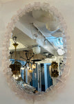 1970s German Honsel Illuminated Clear Acrylic Wall Mirror