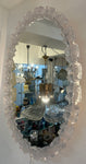 1970s German Honsel Illuminated Clear Acrylic Wall Mirror