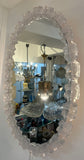 1970s German Honsel Illuminated Clear Acrylic Wall Mirror
