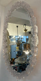 1970s German Honsel Illuminated Clear Acrylic Wall Mirror