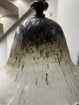 1970s German Putzler Glass Flower Pendant Light