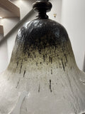 1970s German Putzler Glass Flower Pendant Light