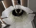 1970s German Putzler Glass Flower Pendant Light