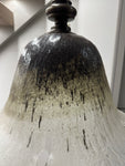 1970s German Putzler Glass Flower Pendant Light