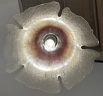 1970s German Putzler Glass Flower Pendant Light