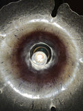 1970s German Putzler Glass Flower Pendant Light