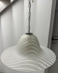 1970s German Pützler Striped "Zebra" Glass Pendant