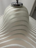 1970s German Pützler Striped "Zebra" Glass Pendant