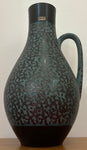 1970s Fat Lava German Carstens Tönnieshof Turquoise Jug Vase