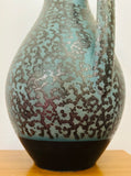 1970s Fat Lava German Carstens Tönnieshof Turquoise Jug Vase