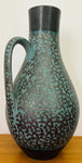 1970s Fat Lava German Carstens Tönnieshof Turquoise Jug Vase