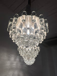 1970s German Hustadt Four Glass Torch Ceiling Light