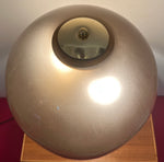 1970s German Süssmuth Brown Domed Glass & Brass Table Lamp