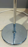 1970s German Attr. Cosack Two Shade Chrome Floor Lamp