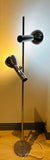 1970s German Attr. Cosack Two Shade Chrome Floor Lamp