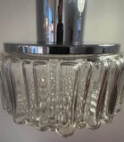 1970s German Staff Leuchten Chrome & Glass Pendant Light 3 available