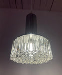 1970s German Staff Leuchten Chrome & Glass Pendant Light 3 available