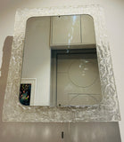 1970s German Erco Illuminated Lucite Rectangular Wall Mirror