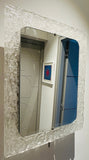 1970s German Erco Illuminated Lucite Rectangular Wall Mirror