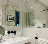 1970s German Erco Illuminated Lucite Rectangular Wall Mirror