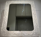 1970s German Erco Illuminated Lucite Rectangular Wall Mirror