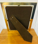 1970s Italian Polished Brass Picture Frame