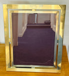 1970s Italian Polished Brass Picture Frame