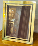 1970s Italian Polished Brass Picture Frame