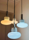 1970s German Cascading Shade Hanging Light by Leclair & Schäfer