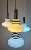 1970s German Cascading Shade Hanging Light by Leclair & Schäfer