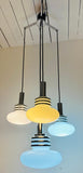 1970s German Cascading Shade Hanging Light by Leclair & Schäfer
