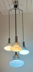 1970s German Cascading Shade Hanging Light by Leclair & Schäfer