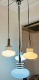 1970s German Cascading Shade Hanging Light by Leclair & Schäfer
