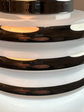 1970s German Cascading Shade Hanging Light by Leclair & Schäfer