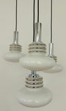1970s German Cascading Shade Hanging Light by Leclair & Schäfer