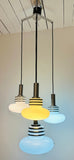 1970s German Cascading Shade Hanging Light by Leclair & Schäfer