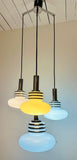 1970s German Cascading Shade Hanging Light by Leclair & Schäfer