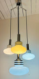 1970s German Cascading Shade Hanging Light by Leclair & Schäfer