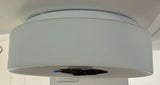 1970s Putzler Opaline Glass & Chrome Wall or Flush Mount Light