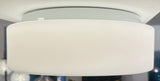 1970s Putzler Opaline Glass & Chrome Wall or Flush Mount Light