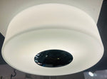 1970s Putzler Opaline Glass & Chrome Wall or Flush Mount Light
