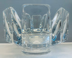 1970s Swedish Orrefors Crystal Glass Corona Bowl