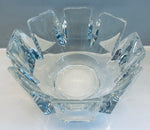 1970s Swedish Orrefors Crystal Glass Corona Bowl