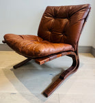 Pair of "Skyline" Bent Beech Lounge Chairs by Einar Hove