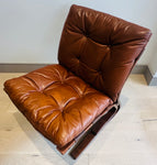 Pair of "Skyline" Bent Beech Lounge Chairs by Einar Hove
