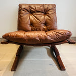Pair of "Skyline" Bent Beech Lounge Chairs by Einar Hove
